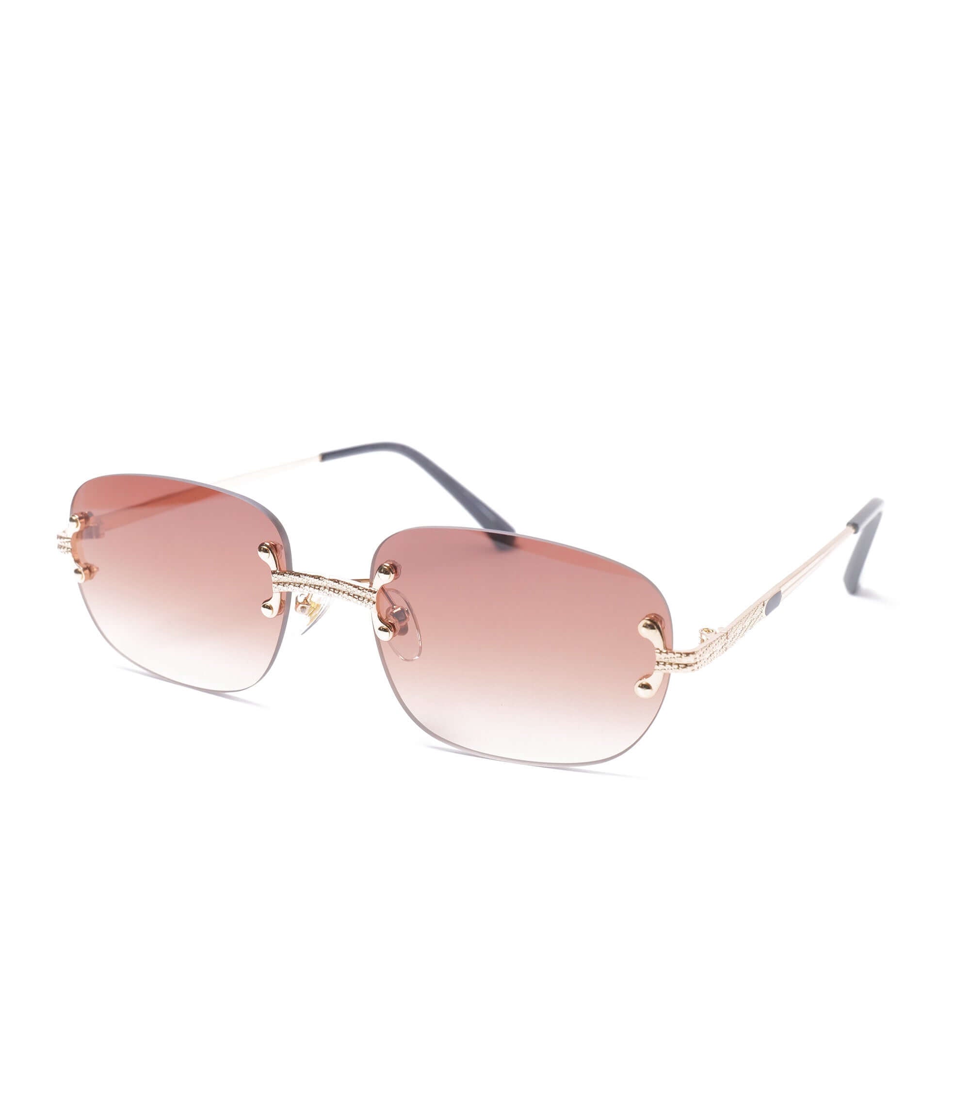 Cola aviator style solbrille med guldstel